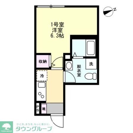 ベイルームリニア橋本の物件間取画像